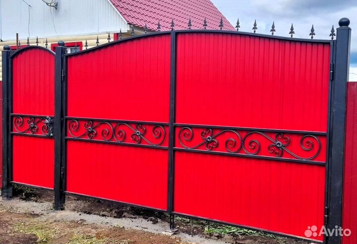 Ворота с калиткой