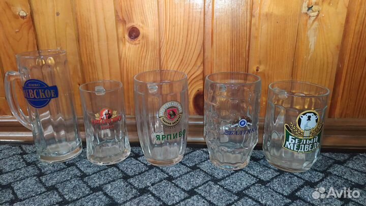 Кружки и бокалы для пива