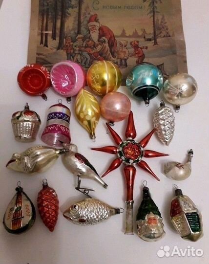 Винтаж Елочные Игрушки Лауша Г Д Р