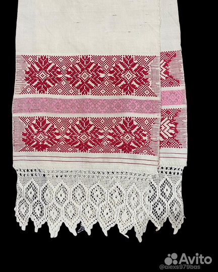Старинное полотеце рушник 19 век