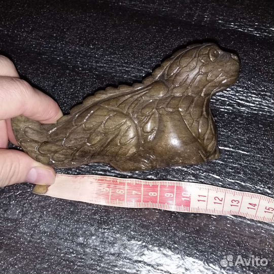 Дракон каменная статуэтка