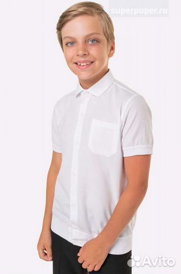 Рубашка для мальчика новая 158