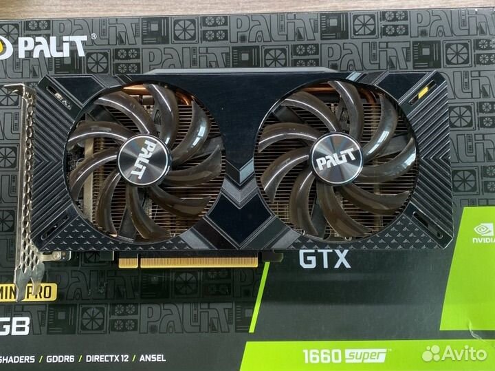 Видеокарта gtx 1660 super