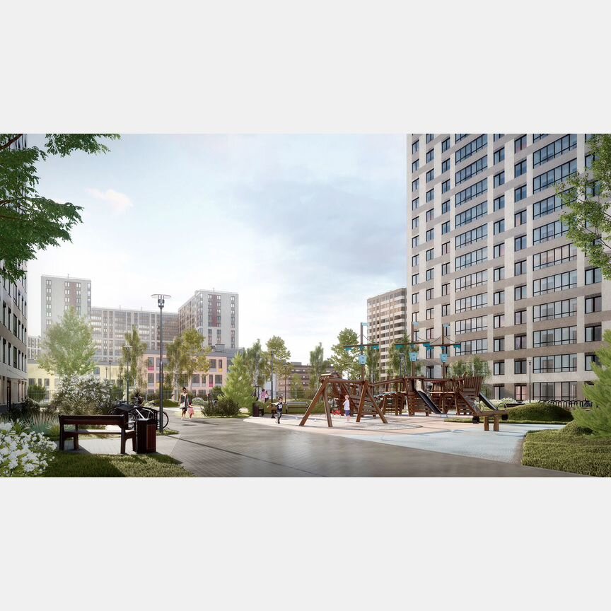 2-к. квартира, 59 м², 2/16 эт.