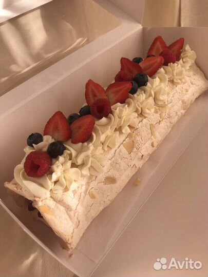 Меренговый рулет