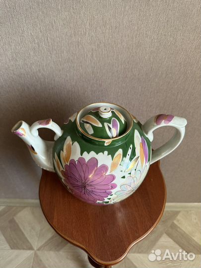 Коллекционный заварочный чайник Дулево СССР
