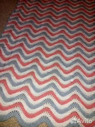 Плед крючком (новый)