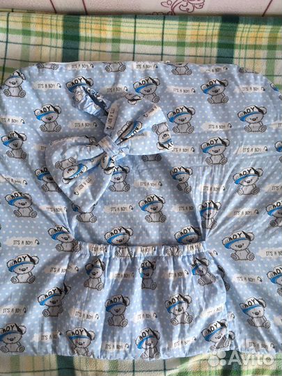 Конверт на выписку для мальчика осень