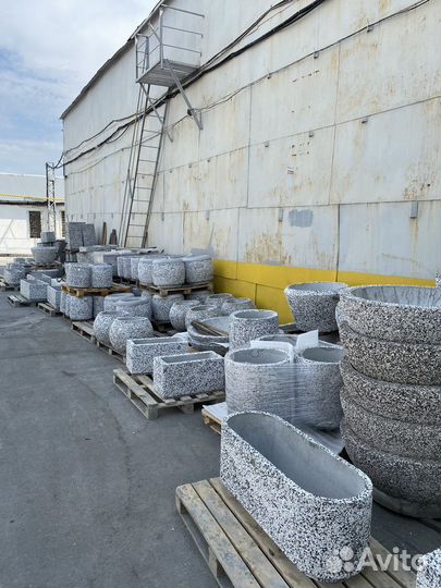 Вазон из бетона