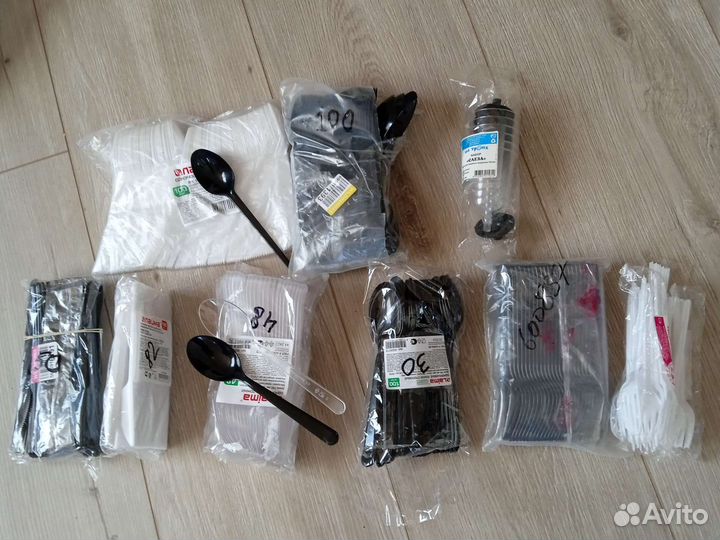 Одноразовая посуда пластик