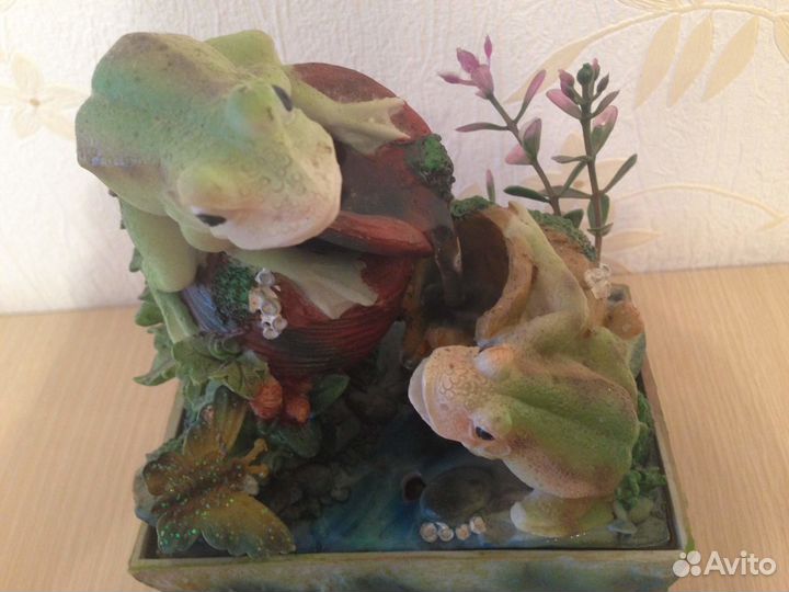 Новый настольный фонтанчик Лягушки