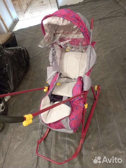 Детские зимние санки