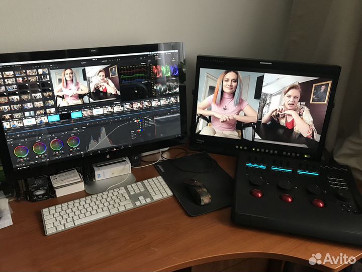 Видеосъемка, монтаж и цветокоррекция DaVinci