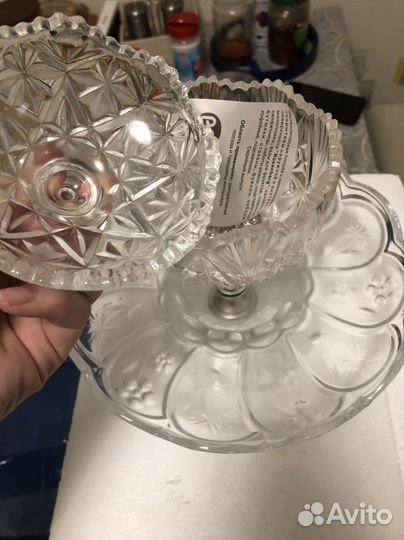 Ваза на ножке конфетница /горка