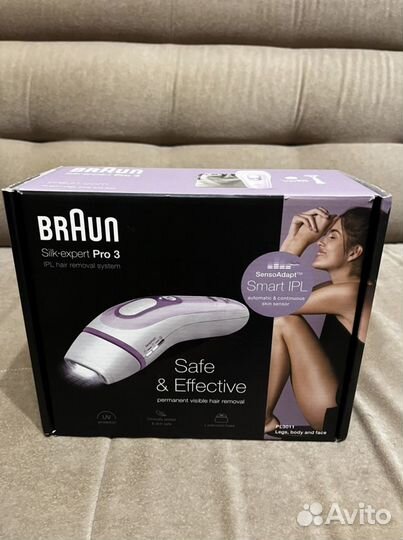 Фотоэпилятор braun silk epil expert pro 3 pl3011