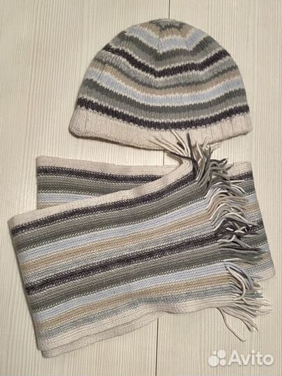 Комплект шапка и шарф