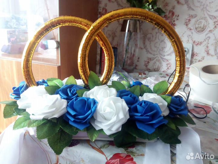 Свадебные украшения на машину в аренду