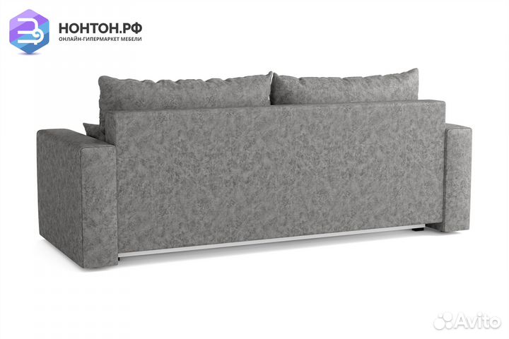 Диван еврокнижка Томас 3-х местный серый