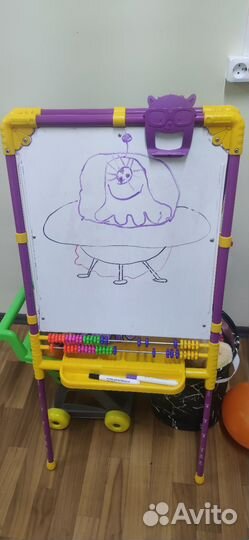 Мольберт детский двухсторонний Nika