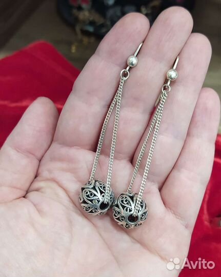 Серебряные серьги