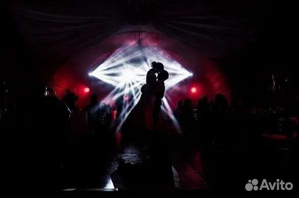 Световое оформление/ тяжёлый дым/ на свадьбу