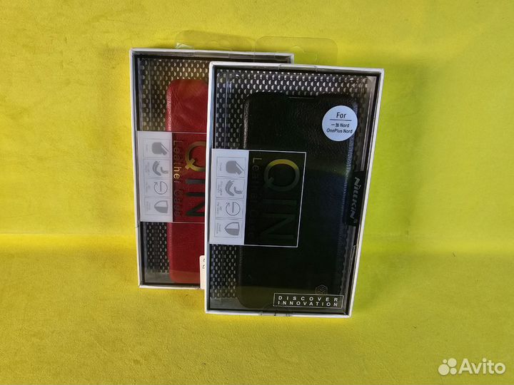 Чехол-книжка Leather Case Nillkin One Plus Nord