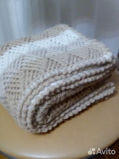 Плед детский вязанный (100 натуральный состав)