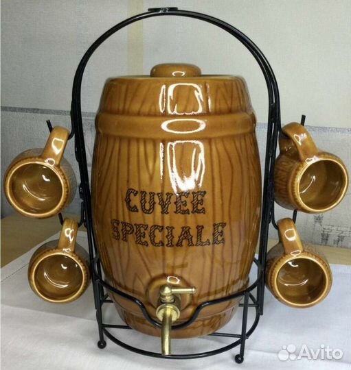 Бочонок cuvee speciale, набор для коньяка/вина
