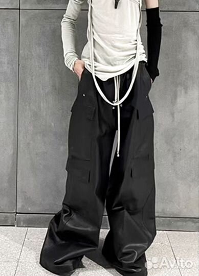 Штаны широкие Rick Owens opium