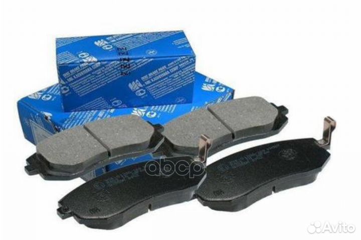 Колодки тормозные, передние (с антискрипной пла