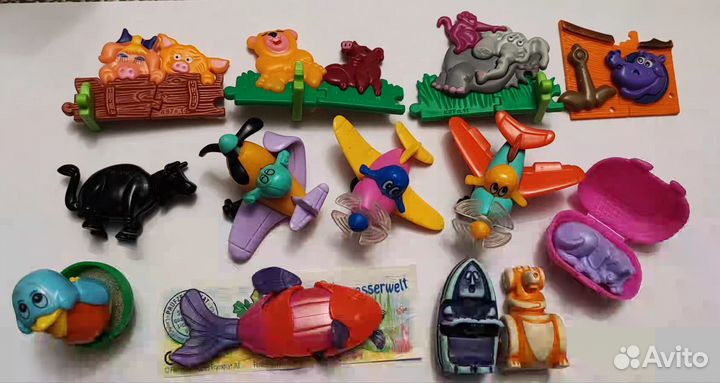 Игрушки из киндера 90х