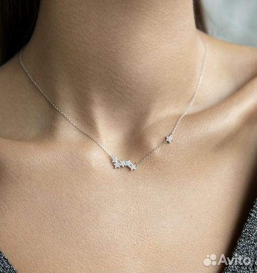 Колье Momnt серебро