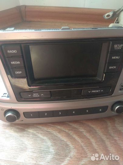 Магнитола штатная хундай Солярис