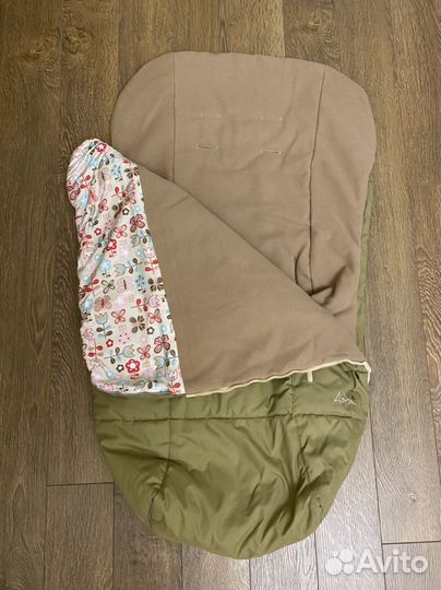 Чехол на ножки в коляску с муфтой для рук