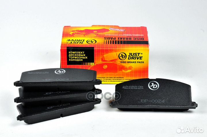 Колодки тормозные, передние D2023H JBP0024 Just