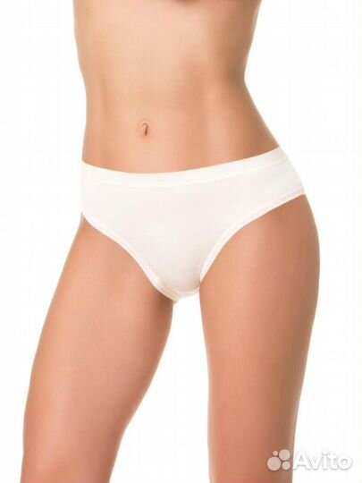 Бамбуковые однотонные трусики-слипы