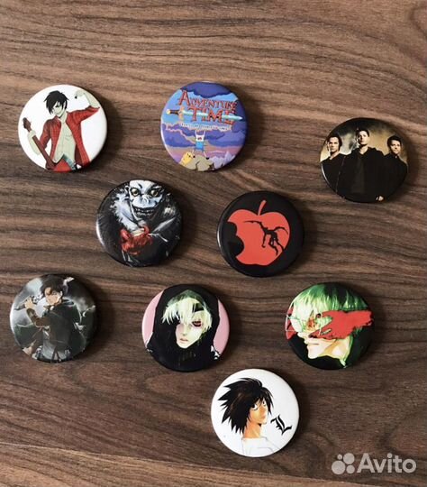 Аниме значки