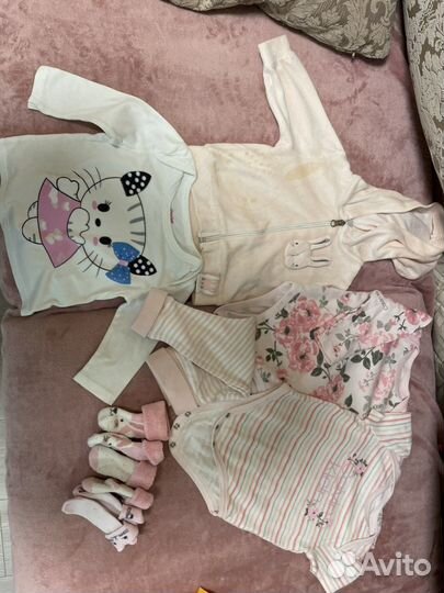 Пакет вещей для девочки 3-12 мес