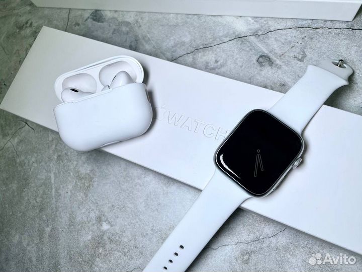 Комплект AirPods Pro 2 + Apple Watch 9