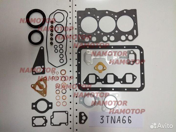 Ремкомплект двигателя yanmar 3TNA66 Japan