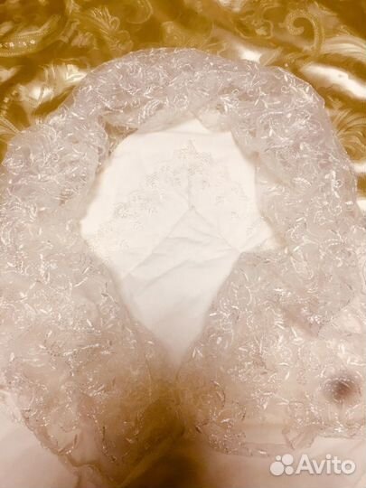 Одеяло-конверт с кружевом