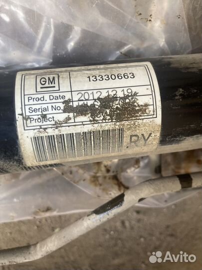 Рулевая рейка chevrolet cruze