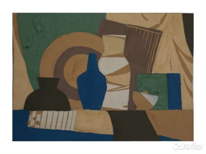 Натюрморт гуашь, бумага