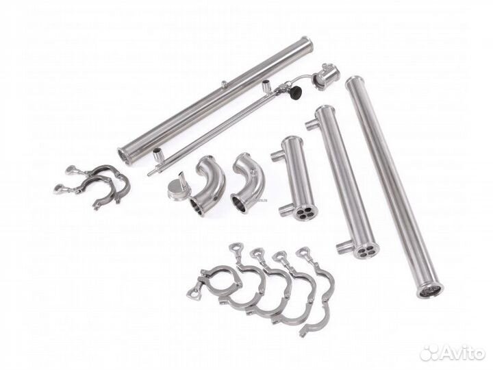 Ректификационная колонна, куб (бак) 30л с тэн