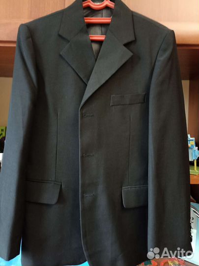 Пиджак черный 8-10 лет