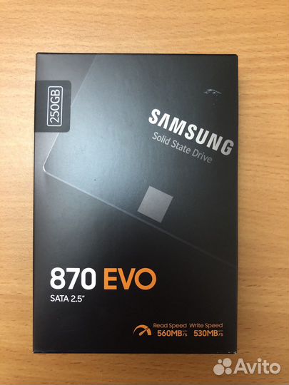 SSD Samsung 870 EVO 250gb новый