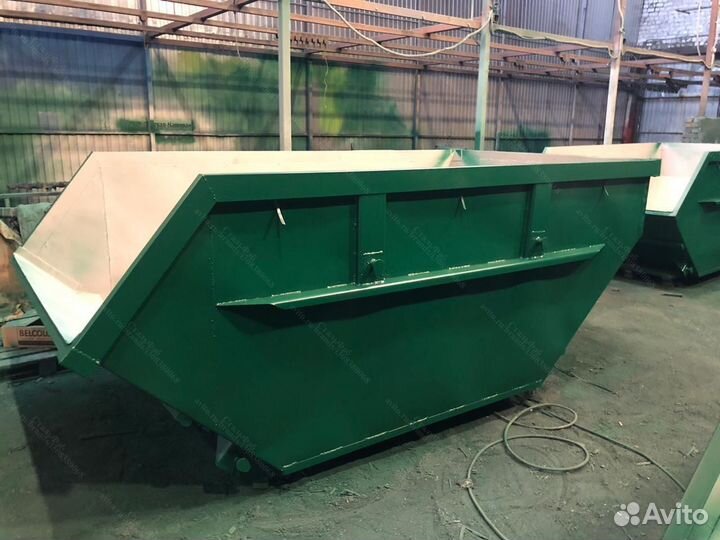 Мусорный бункер металлический 8 м3 А-А4592