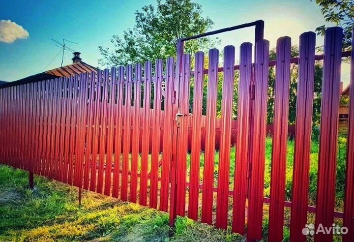 Забор из профнастила