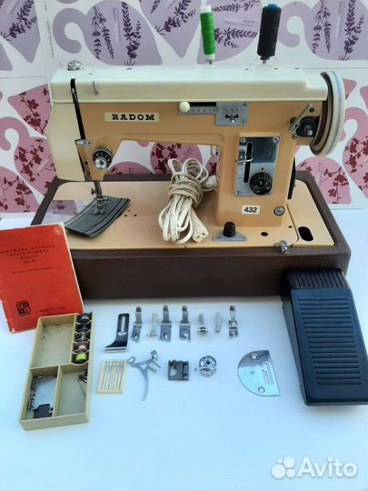 Швейная ремесленно- машинка радом-432 кожи шёьт