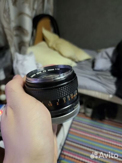 Объектив canon 50mm 1 4 fd